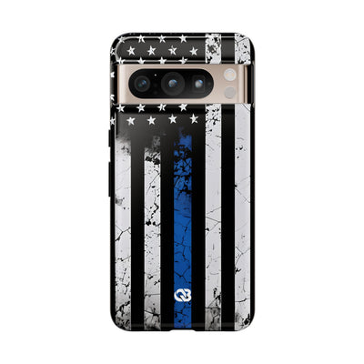 Gritty Cobalt Flag · Tough Phone Case for Google Pixel