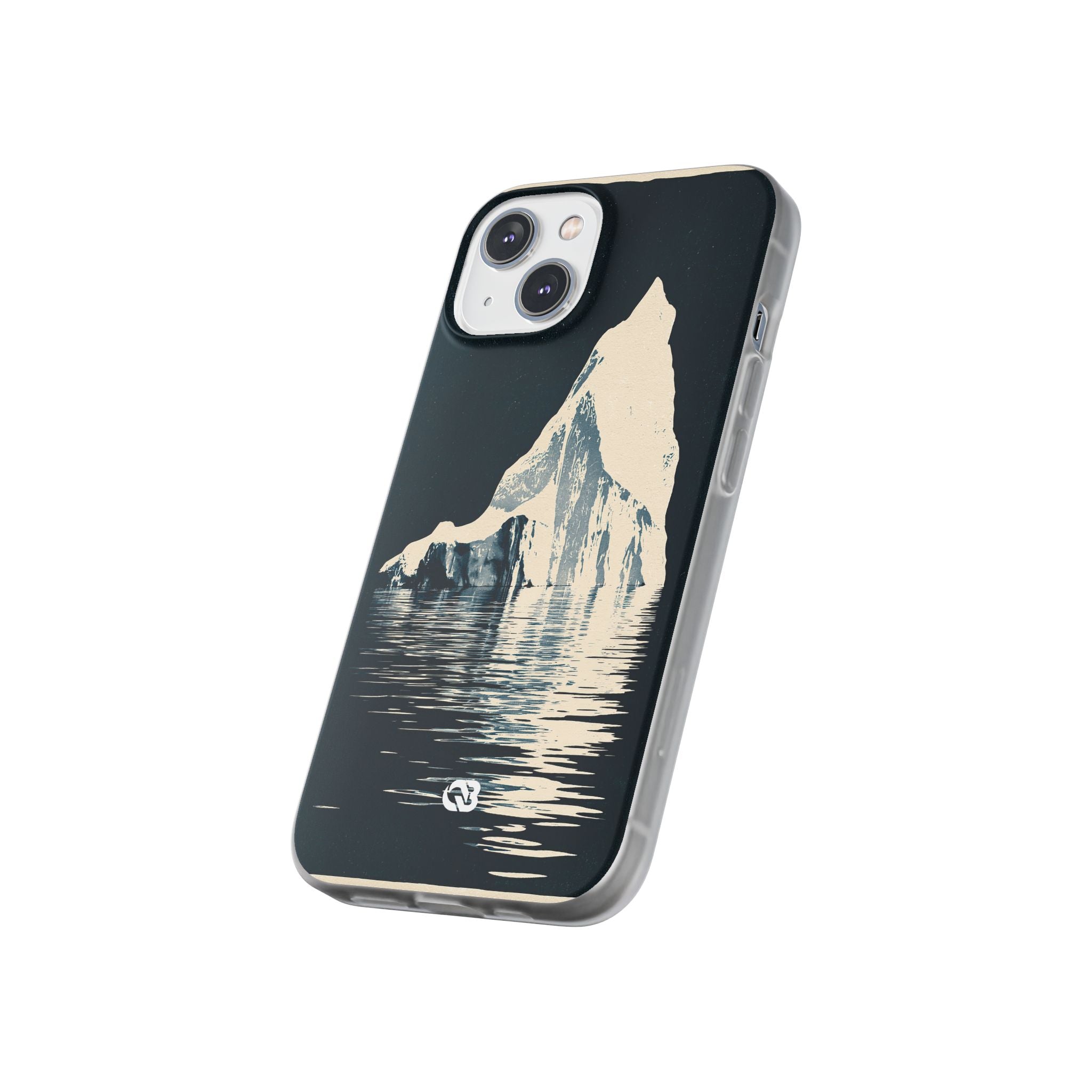 Blue Lite Phone Case for iPhone - Frozen Navy Monolith
