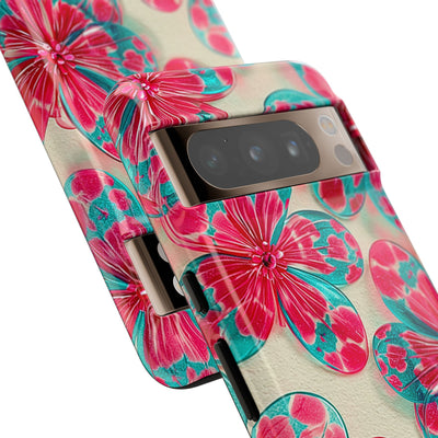 Lucite Jelly Bloom · Tough Phone Case for Pixel ·  Pink