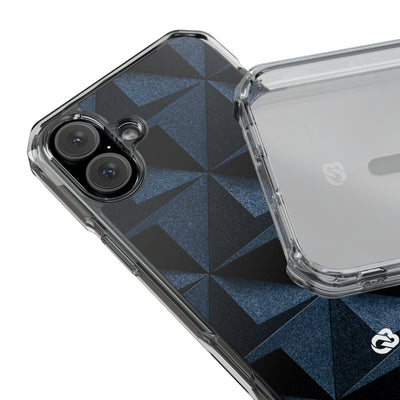 Blue Impact MagSafe Phone Case for iPhone - Indigo Basalt Facets