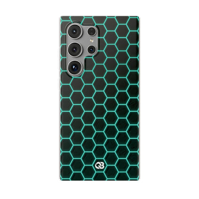 Neon Hex Spectrum · Lite Phone Case for Samsung · Teal