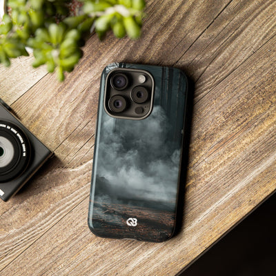 Shadowed Pine Mist · Tough Phone Case for iPhone · Black