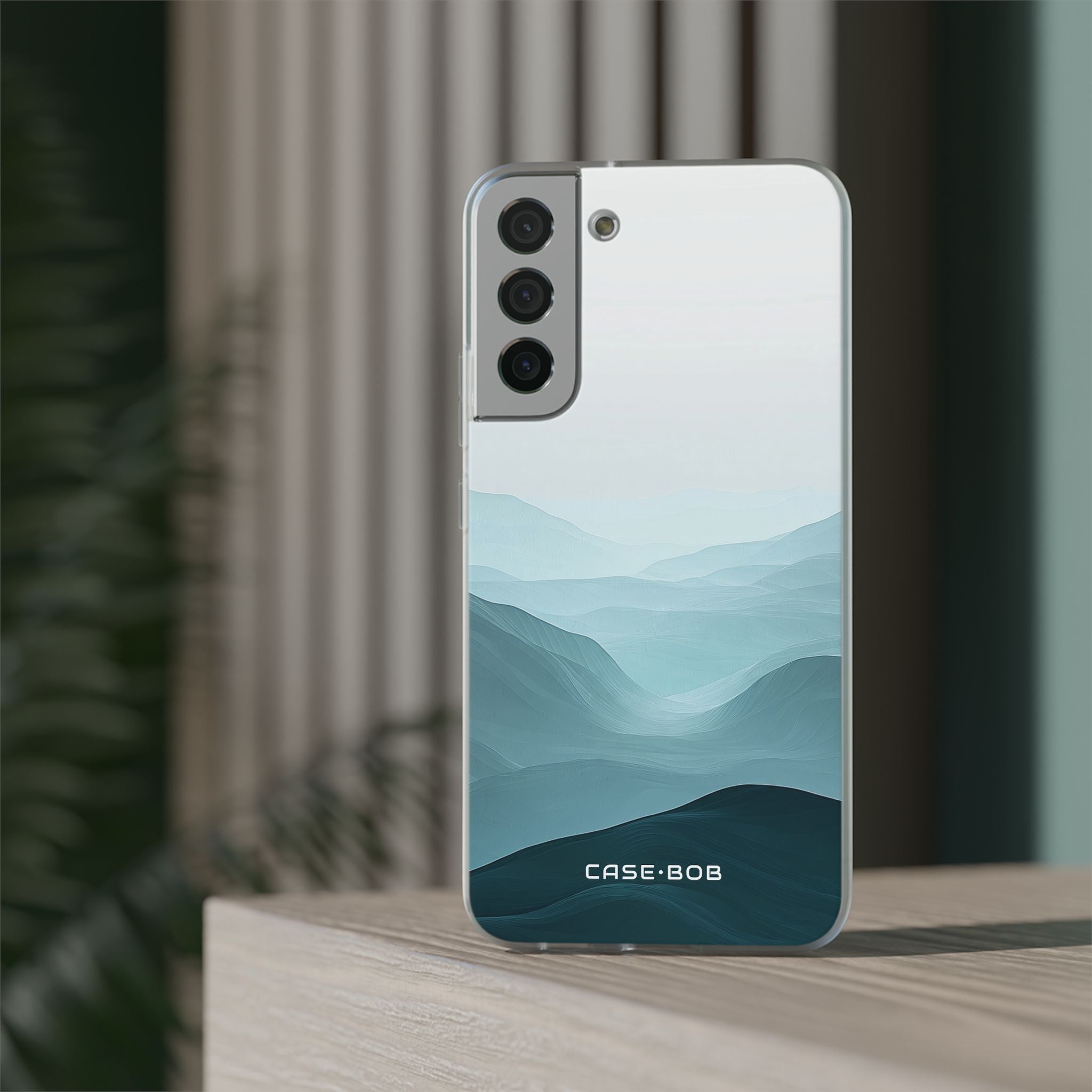 Teal Mist Mountains Samsung S22 Plus Case - Soft