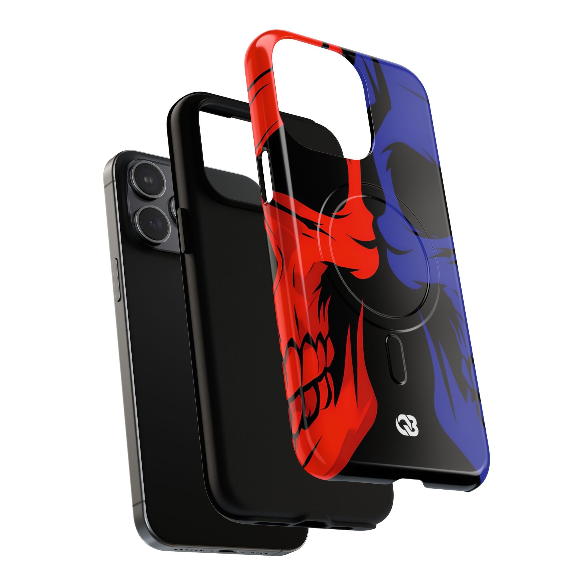 Crimson Cobalt Skulls · Tough+ Phone Case for iPhone · Magsafe