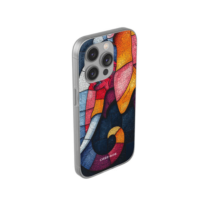 Elephant Mosaik iPhone 14 Pro Case - Soft