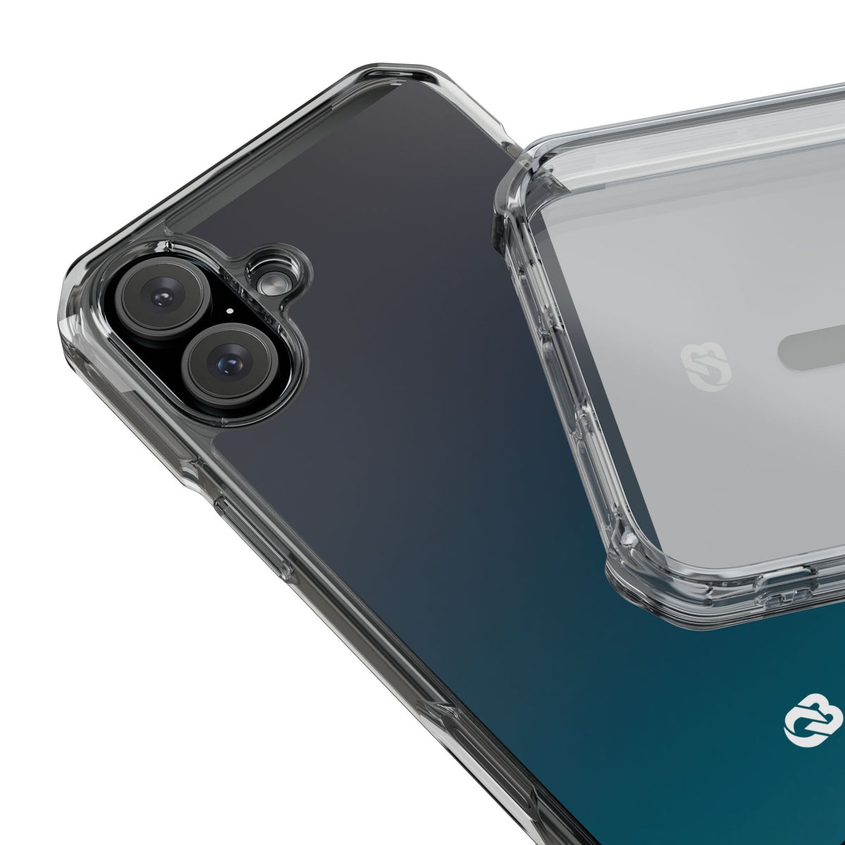 Abyssal Midnight · Clear Impact Magnetic Phone Case for iPhone · Blue