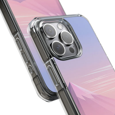 Purple Impact MagSafe Phone Case for iPhone - Lavender Alpine Dawn
