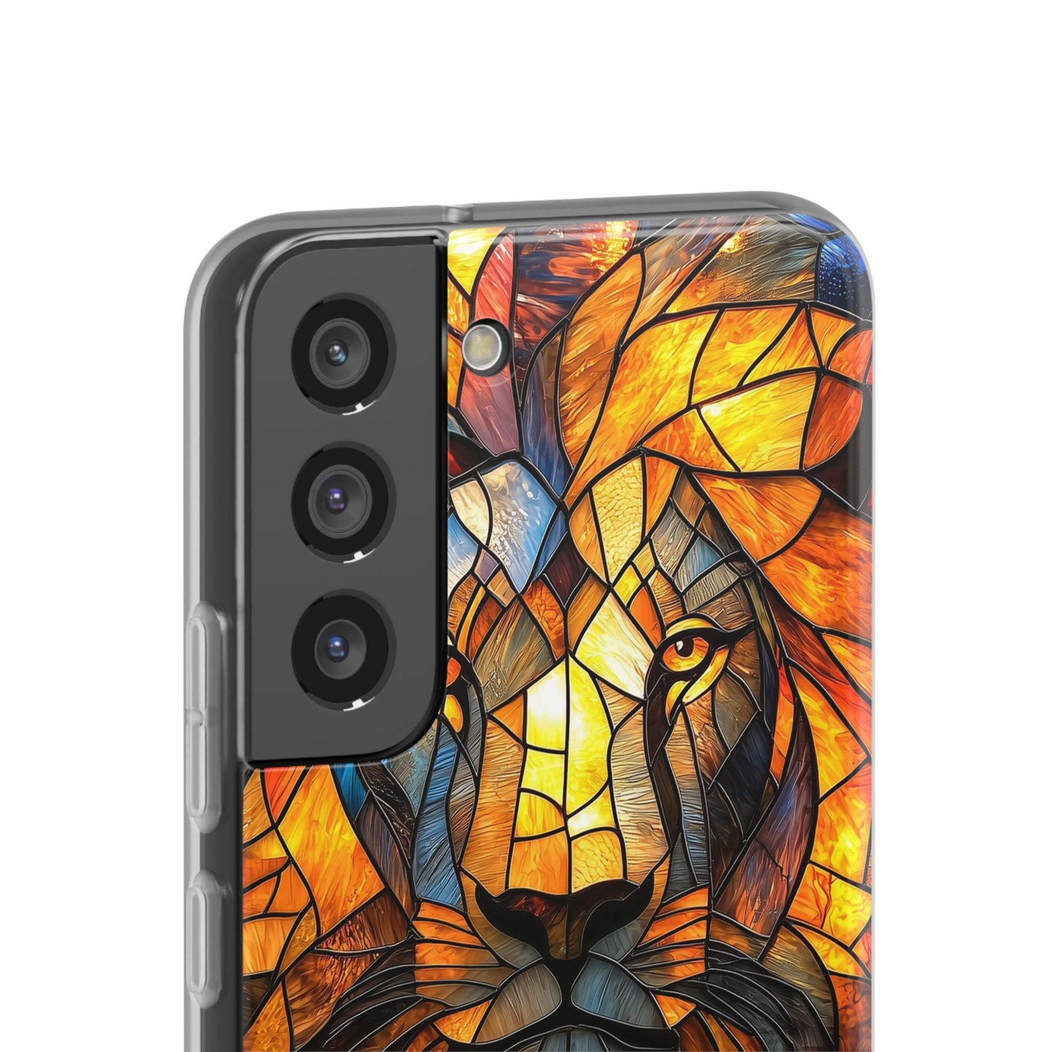 Amber Glass Lion · Soft Coque de téléphone pour Samsung