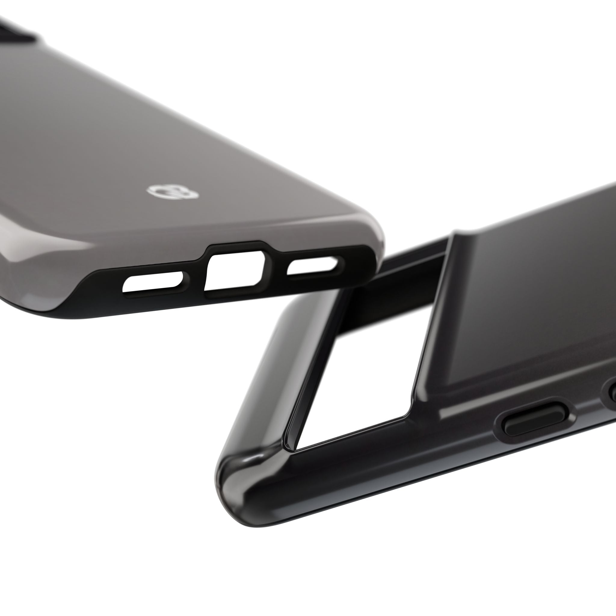 Grey Tough Phone Case for Google Pixel - Obsidian Ash Fade