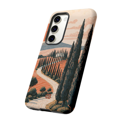 Orange Tough Phone Case for Samsung - Terracotta Ridge Trail