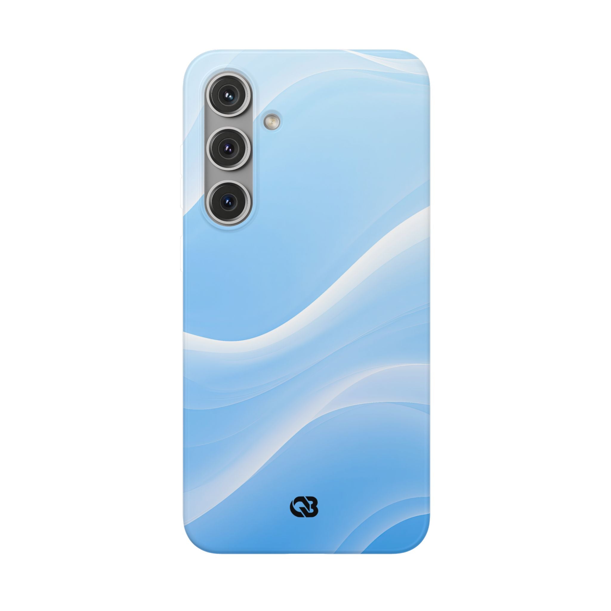 Blue Lite Phone Case for Samsung - Glacial Blue Silk