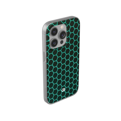 Neon Hex Spectrum · Lite Phone Case for iPhone ·  Teal