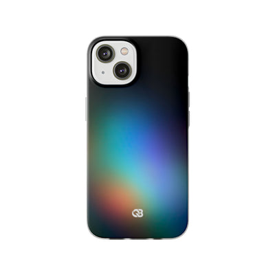 Black Lite Phone Case for iPhone - Electric Prism Grain