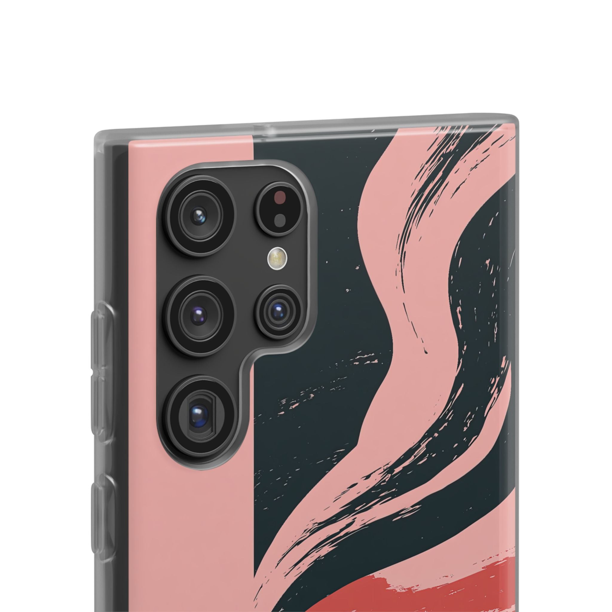 Pink Lite Phone Case for Samsung - Cinder Rose Plume