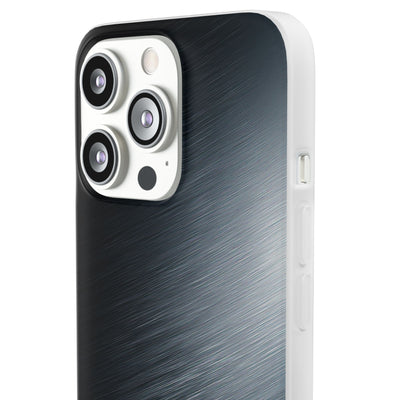 Brushed Obsidian Steel · Lite Phone Case for iPhone ·  Grey