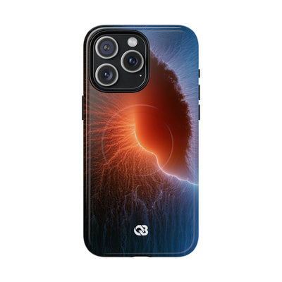 Thermal Aura Pulse · Tough 2.0 Magnetic Phone Case for iPhone · Blue