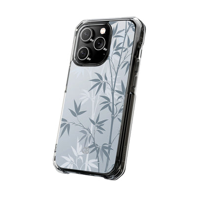 Blue Impact MagSafe Phone Case for iPhone - Slate Bamboo Shadow