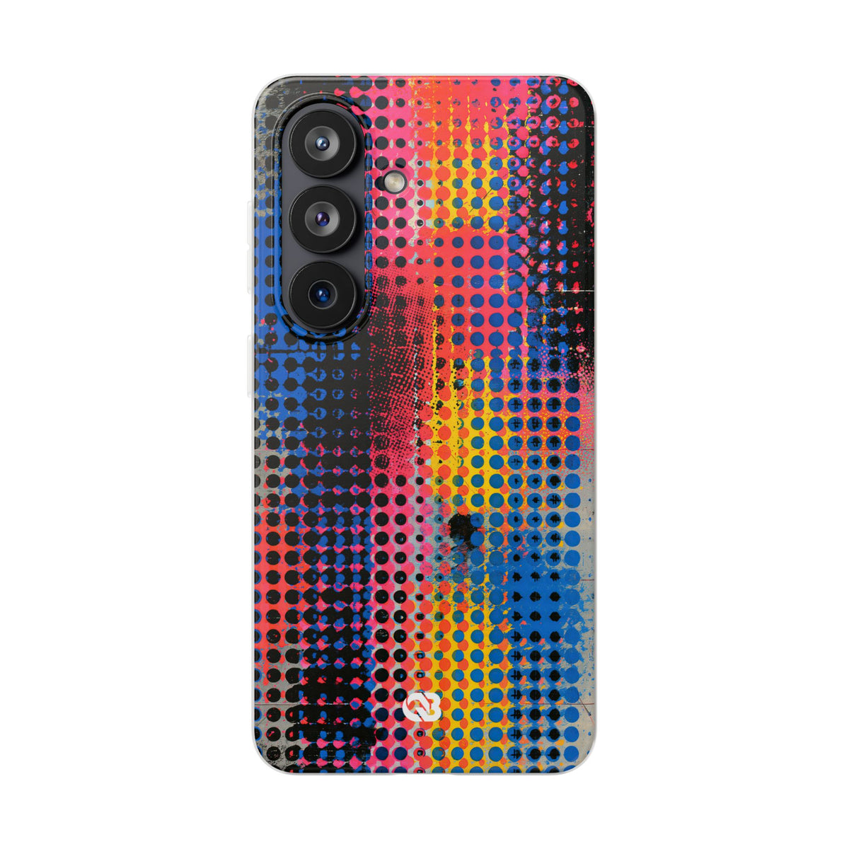 Chromatic Halftone Grid · Lite Phone Case for Samsung · Blue