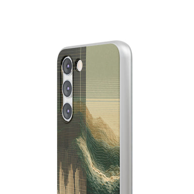 Beige Lite Phone Case for Samsung - Veridian Data Ridge