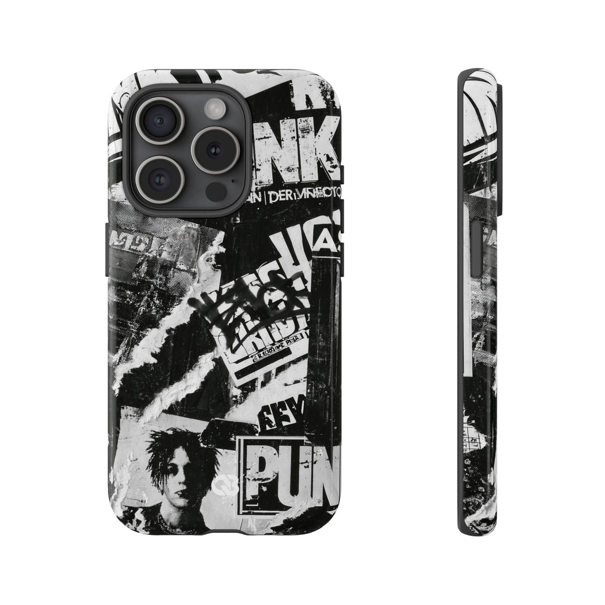 Underground Punk Collage · Tough Phone Case for iPhone · Black