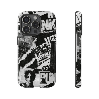Underground Punk Collage · Tough Phone Case for iPhone · Black