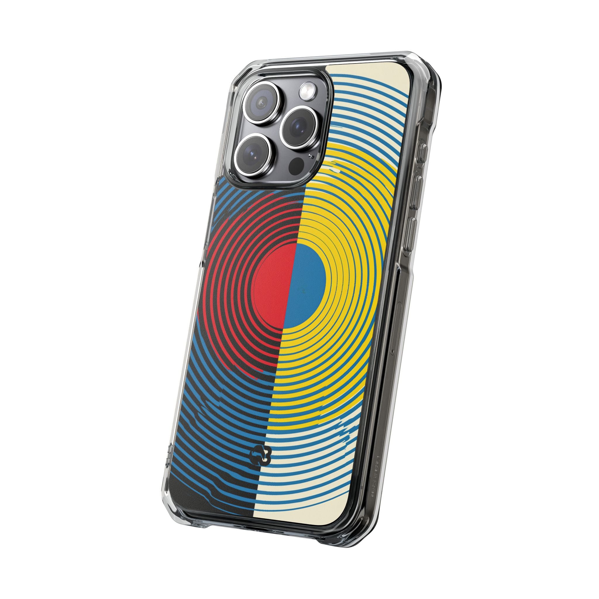Blue Impact MagSafe Phone Case for iPhone - Primary Circuit Orbit