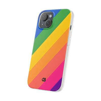 Vibrant Spectrum Slope · Soft Phone Case for iPhone