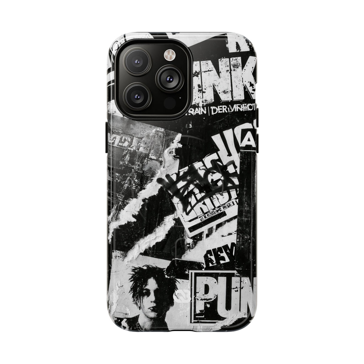 Underground Punk Collage · Tough 2.0 Magnetic Phone Case for iPhone · Black