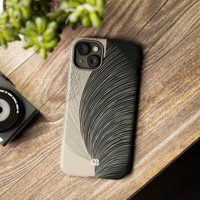 Minimal Frond Study · Tough Phone Case for iPhone · Black