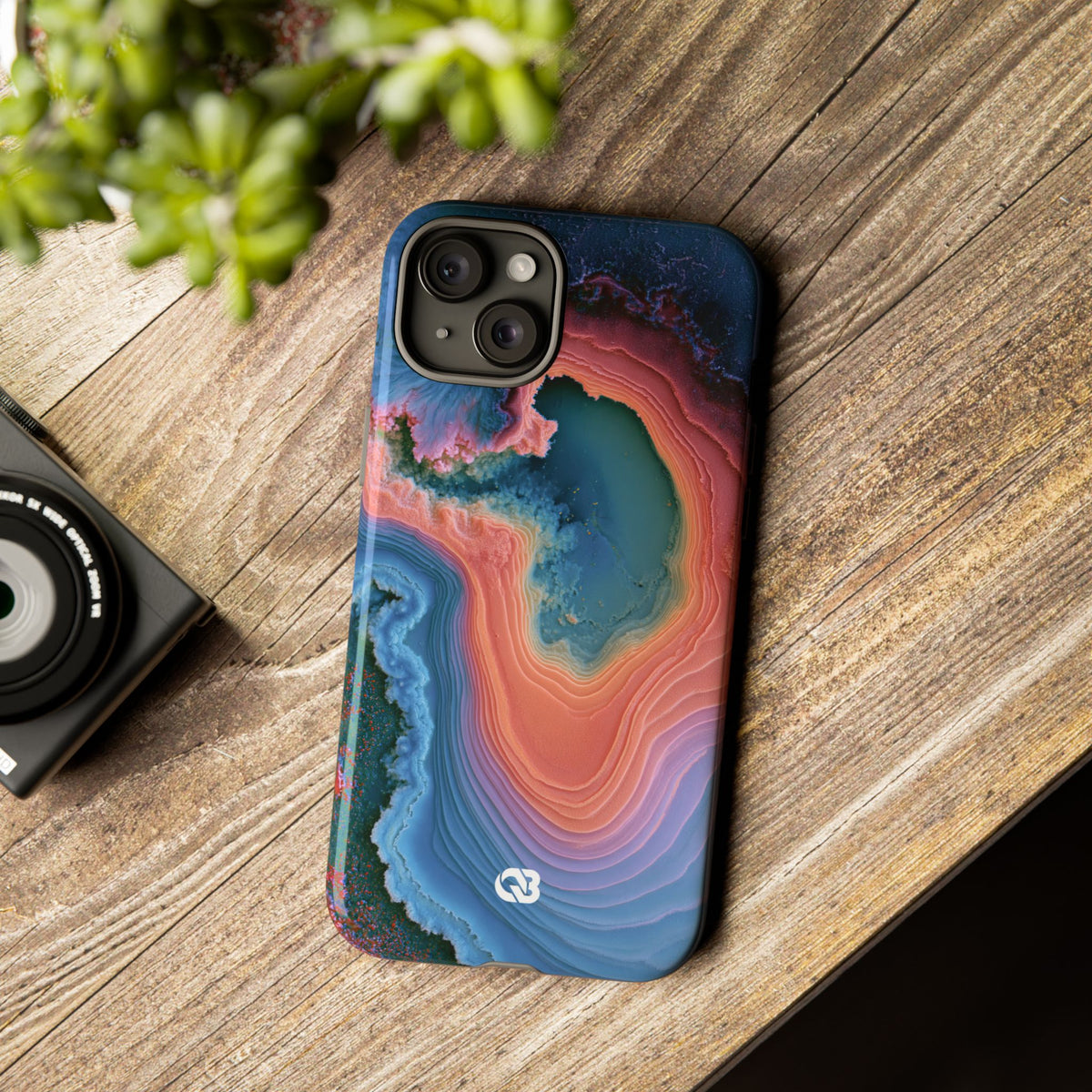 Luminous Resonance · Tough Phone Case for iPhone · Blue
