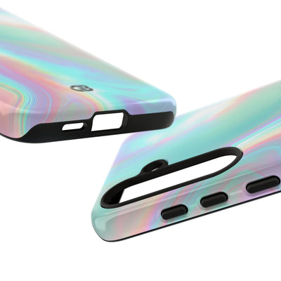 Prismatic Liquid Light · Tough Phone Case for Samsung · Teal