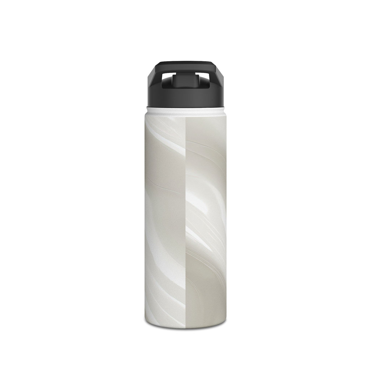 Liquid Enamel Fold · Insulated Water Bottle · White