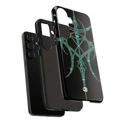 Teal Cyber Sigil · Tough Phone Case for Samsung · Teal