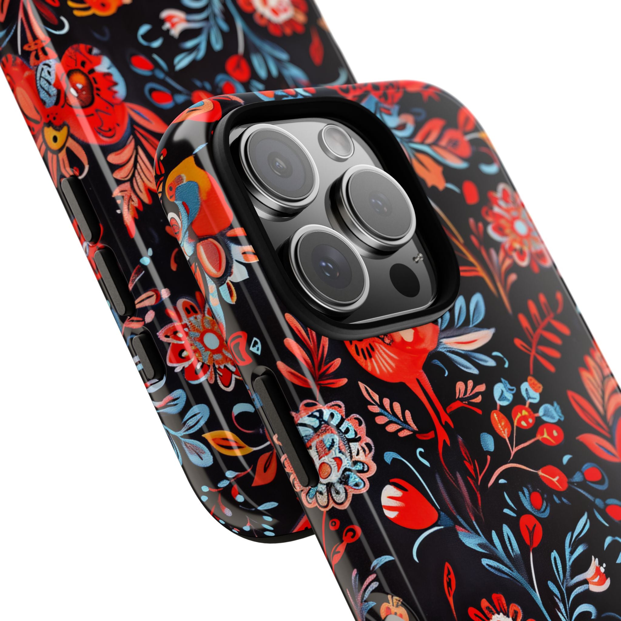 Fiery Birds iPhone 16 Pro Case - Tough