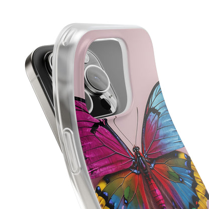 Vivid Butterfly iPhone 16 Pro Case - Soft