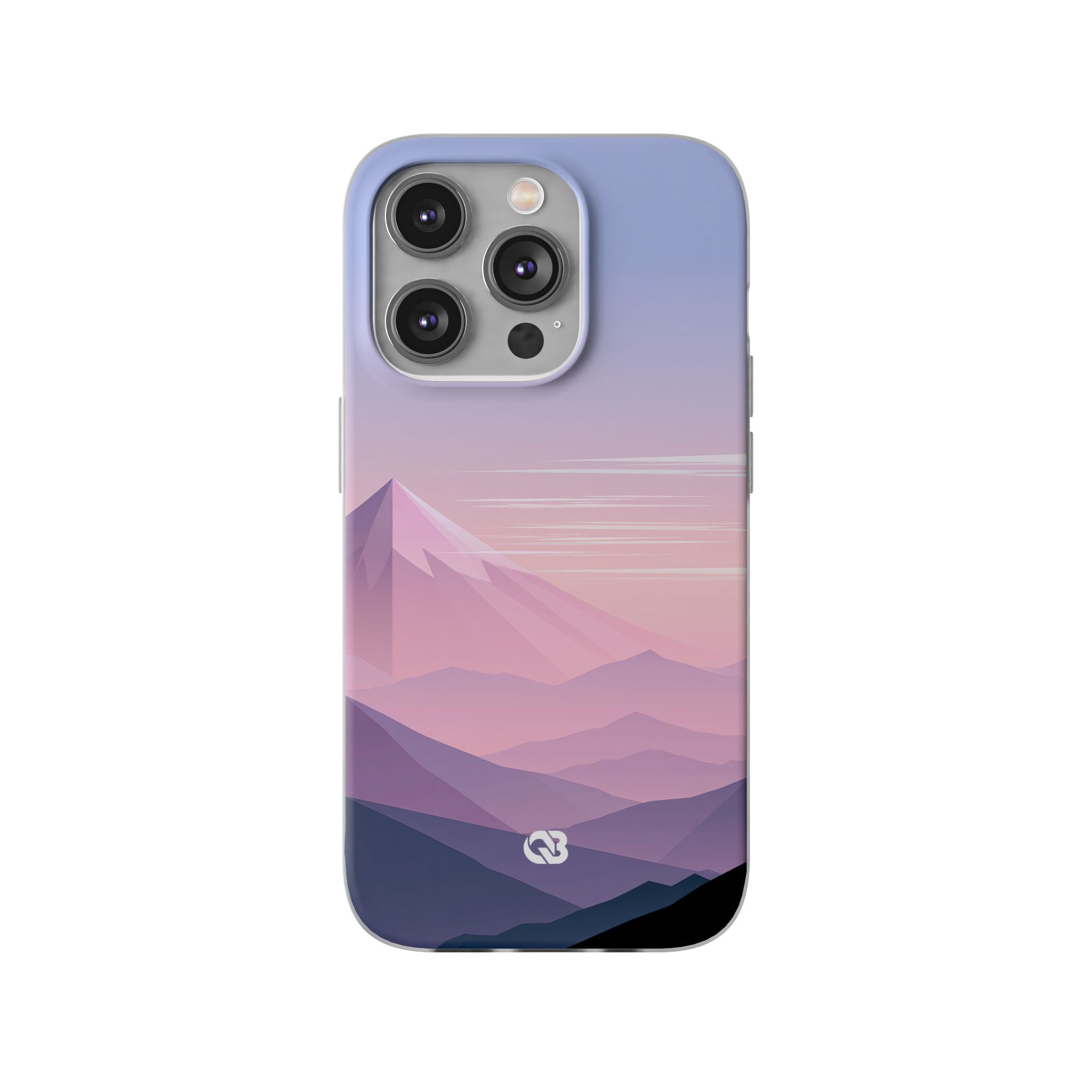 Purple Lite Phone Case for iPhone - Lavender Alpine Dawn
