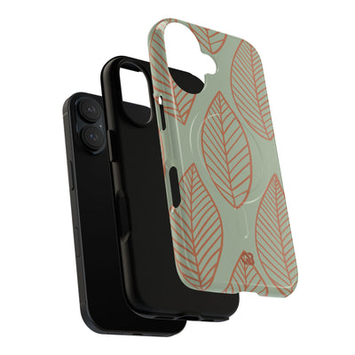 Sage Earth Leaves · Tough+ Phone Case for iPhone · Magsafe