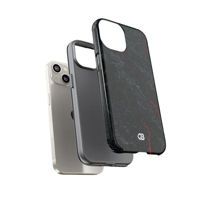 Crimson Rift · Tough Phone Case for iPhone · Black