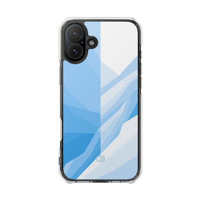 Blue Impact MagSafe Phone Case for iPhone - Arctic Glacial Ridge