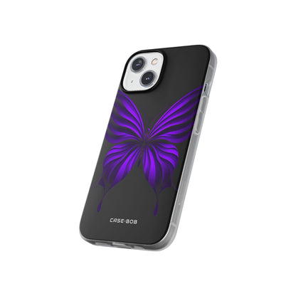 Violet Monarch iPhone 14 Case - Soft