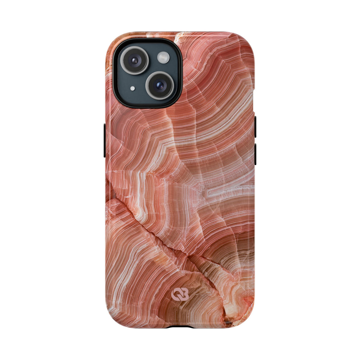 Blushing Rose Strata · Tough 2.0 Magnetic Phone Case for iPhone · Pink