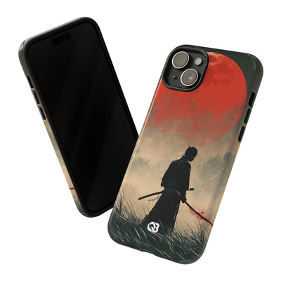 Crimson Moon Ronin · Tough Phone Case for iPhone · Red