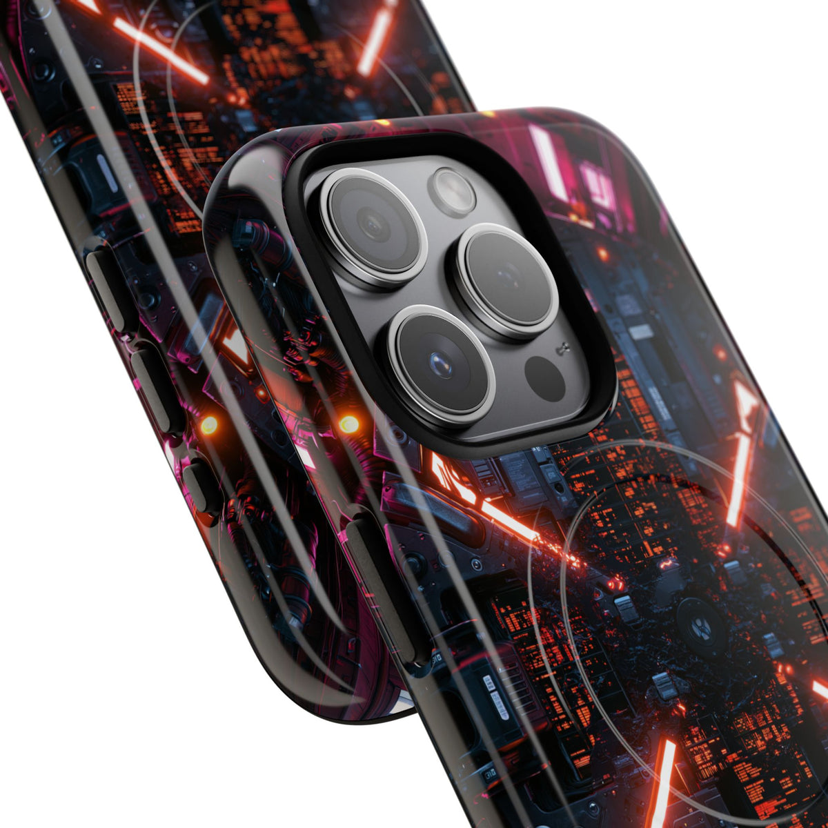 Cybernetic Reactor Core · Tough 2.0 Magnetic Phone Case for iPhone · Black