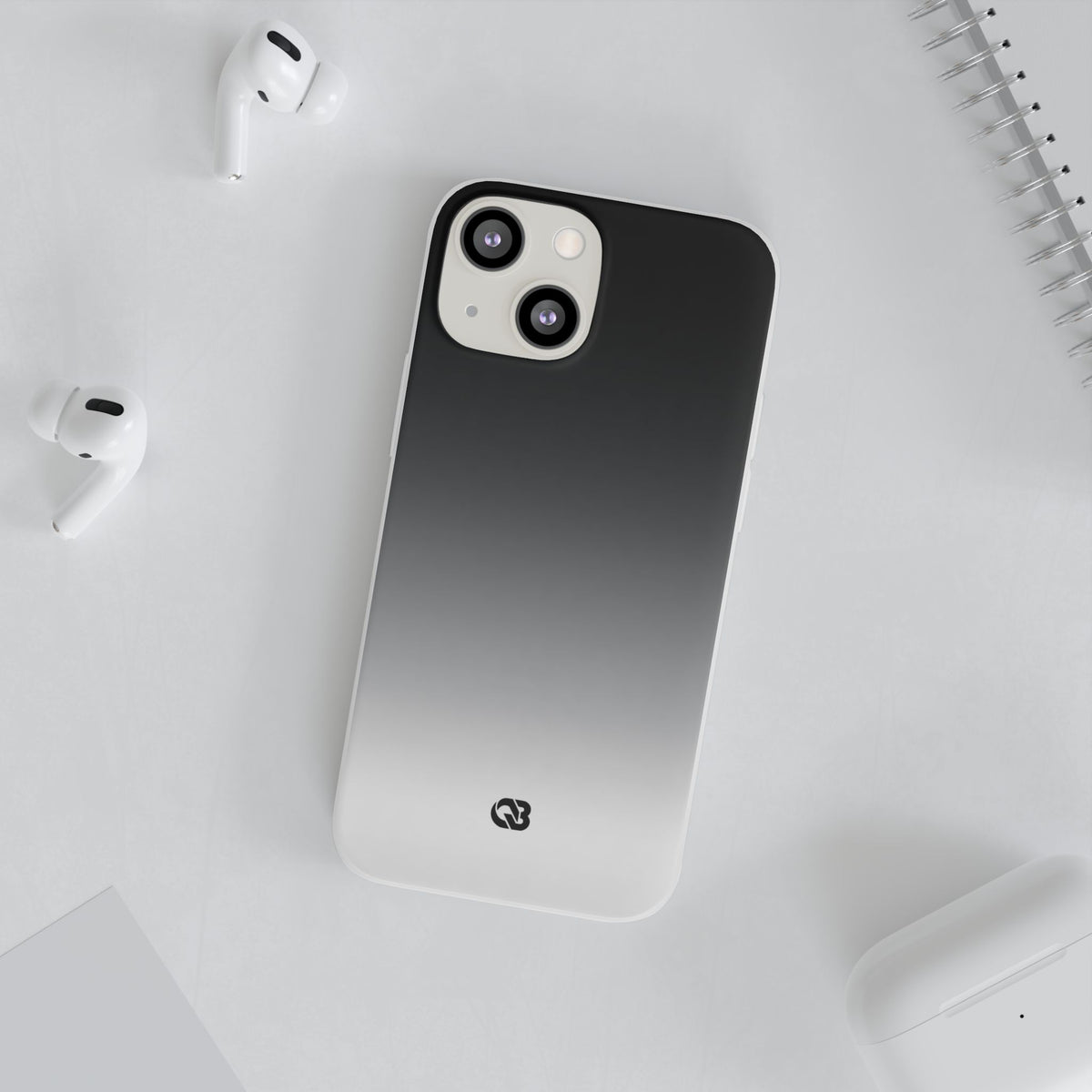 Noir Ombre Fade · Lite Phone Case for iPhone ·  Black
