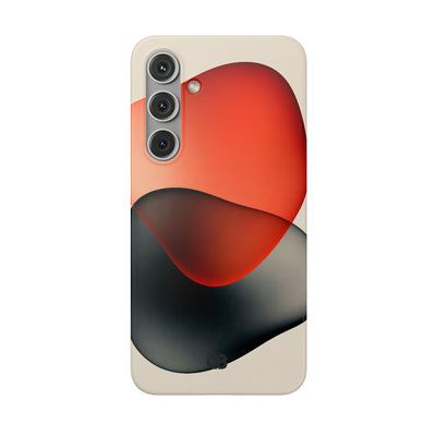 Translucent Crimson Form · Lite Phone Case for Samsung · Red