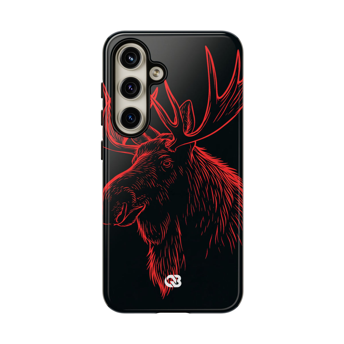 Nordic Elk · Tough Phone Case for Samsung · Black