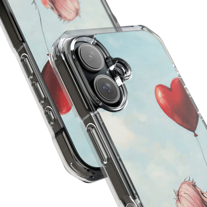 Heart Balloon Glow iPhone 16 Case - Impact