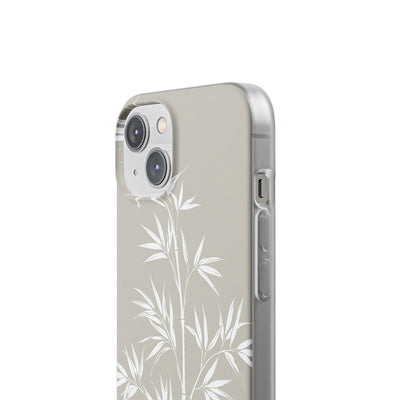 Beige Lite Phone Case for iPhone - Sandstone Bamboo Stalks