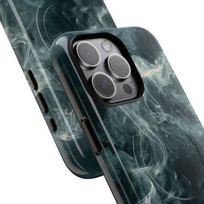 Luminescent Vapor Drift · Tough 2.0 Magnetic Phone Case for iPhone · Teal