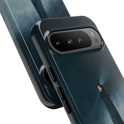 Nordic Coastal Beacon · Tough Phone Case for Pixel ·  Blue